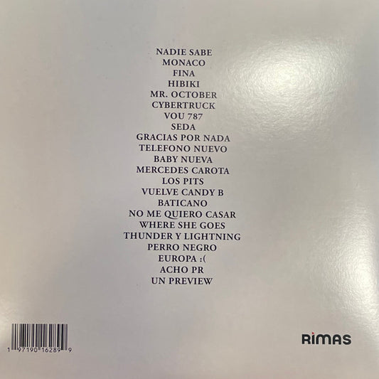 Bad Bunny - Nadie Sabe Lo Que Va A Pasar Mañana (2 LP) (Blue)