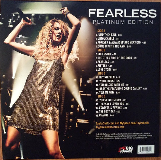 Taylor Swift - Fearless Platinum Edition 2LP