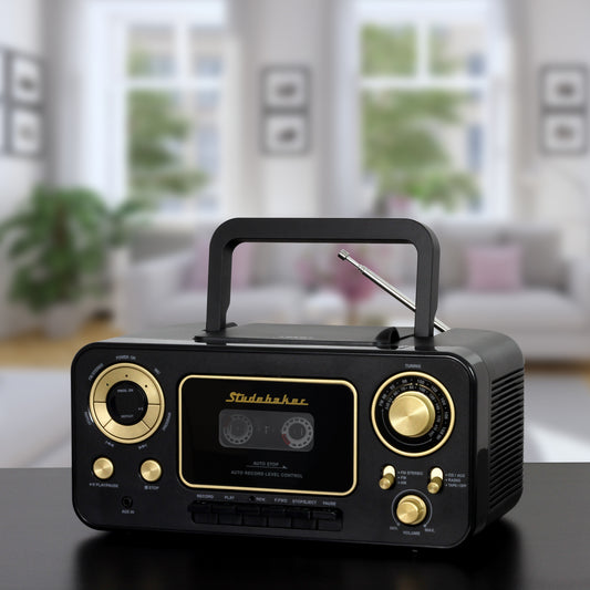 Studebaker Portable CD/ AM/FM Radio/ Cassette Player/ Recorder