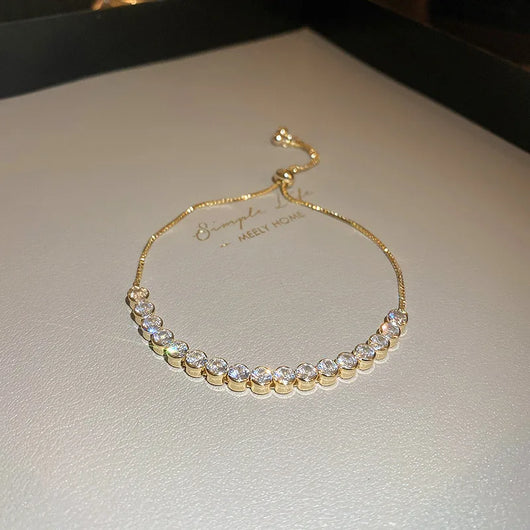 Rhinestone Tennis Bracelet