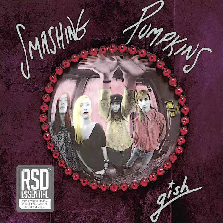 Smashing Pumpkins - Gish (Gray w Pink & Purple Splatter)