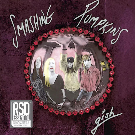 Smashing Pumpkins - Gish (Gray w Pink & Purple Splatter)