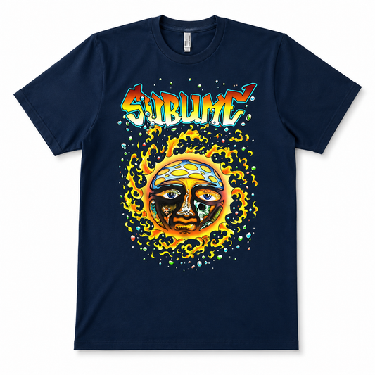 Sublime Sun Solar Burst Navy Unisex T-Shirt