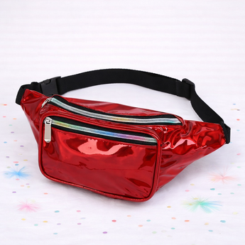 Red Holograhic Fanny Pack