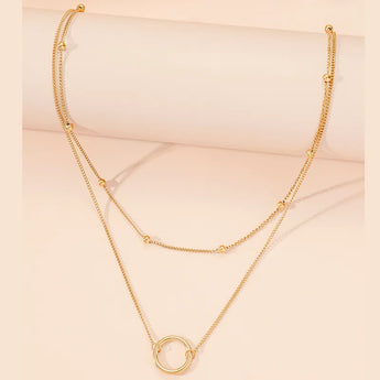 Circle Layer Necklace