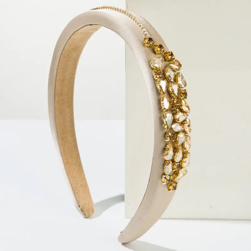 Water Droplets Rhinestones Headband
