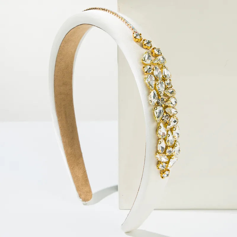 Water Droplets Rhinestones Headband