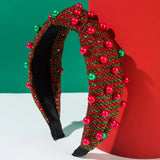 Rhinestone Holiday Stripes Headband