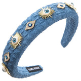 Evil Eye Rhinestones Headband