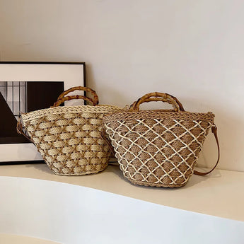 Straw Shoulder Bag