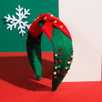 Rhinestone Holiday Headband