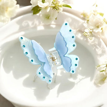 Butterfly Hair Claw with Rhinestones