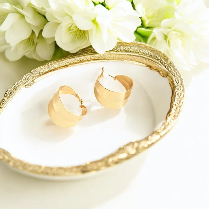 Wide Hoop Earring