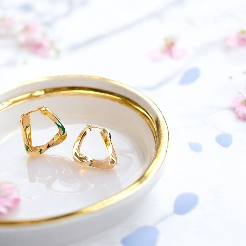 Large Abstract Earring