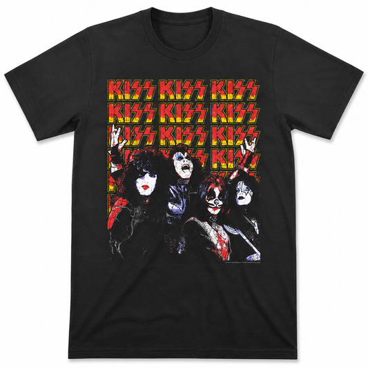 KISS Lots Of Logos Unisex T-Shirt