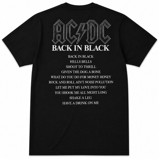 AC/DC Back In Black Unisex T-Shirt