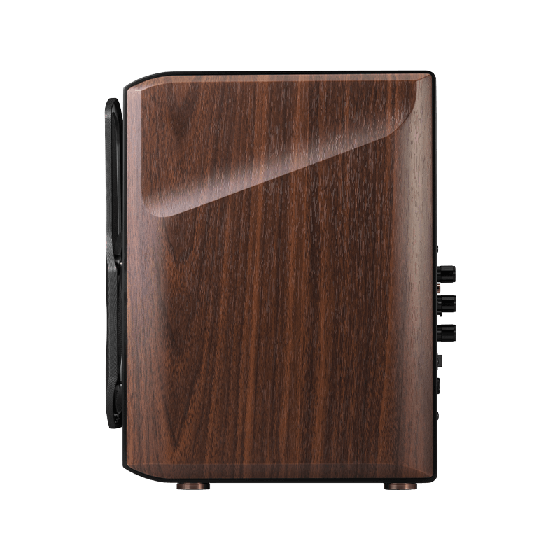 Edifier S2000 Bluetooth Wireless 2.0 Book Shelf Speakers 66 Watts Wood Grain (Brown)