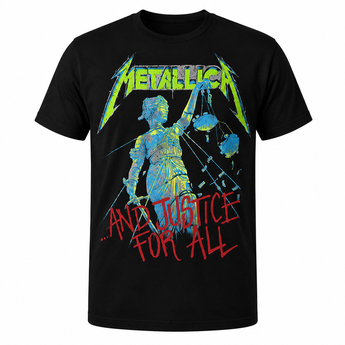 Metallica ...And Justice For All Neon Unisex T-Shirt