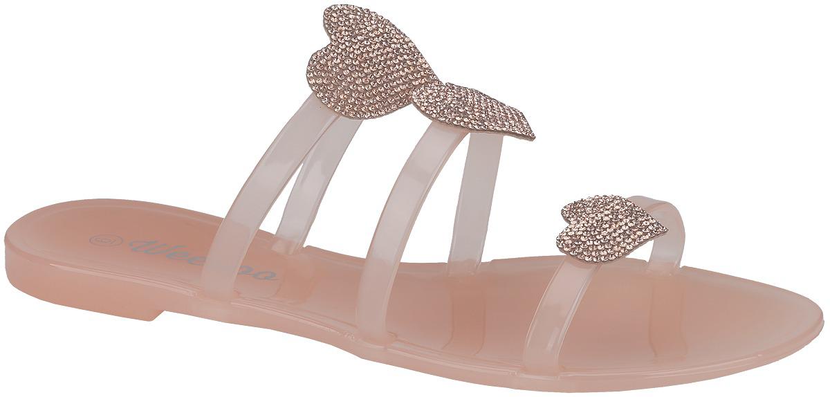 Jelly Heart Sandals (Blush)